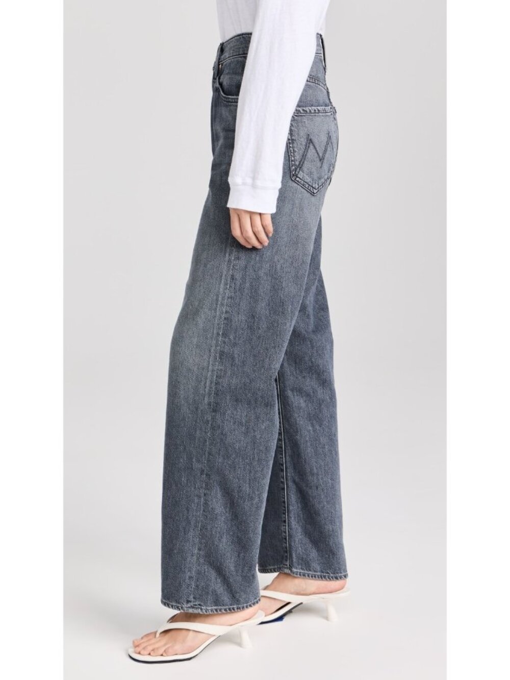 NWT Mother The Dodger Ankle in Off The Beaten Path Wide Leg Rigid Jeans 30 - Picture 13 of 14